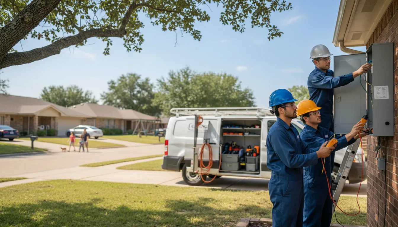 Certified electrician providing emergency electrical services in Clear Lake, MN